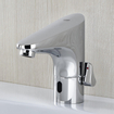 GROHE Europlus E waterbesparende wastafelkraan infrarood met menging met transformator 230V chroom 0442375