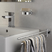 GROHE Essentials Cube Handdoekhouder - 43.9cm - dubbel - draaibaar - chroom 0438173