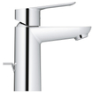 GROHE Eurosmart Cosmopolitan waterbesparende wastafelkraan met medium uitloop met waste chroom 0465033