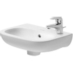 Duravit D-code fontein 36x27cm kraangat rechts met overloop wit 0296237