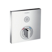 Hansgrohe ShowerSelect afbouwdeel voor inbouwkraan thermostatisch met 1 stopkraan voor 1 douchefunctie chroom 0451555