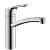 Hansgrohe Focus E2 keukenkraan met draaibare uitloop chroom 0450993