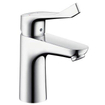 Hansgrohe Focus Care wastafelkraan met ComfortZone 100 met verlengde greep 12.1cm EcoSmart met waste chroom 0605624