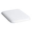 Laufen Palace closetzitting 50x36.5x5cm met deksel zonder dempingsmechanisme afneembaar systeem duroplast wit 0084406