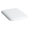 Laufen Palace closetzitting 50x36.5x5cm met deksel met dempingsmechanisme afneembaar systeem duroplast wit 0084404
