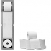 Looox Closed inbouw closetrolhouder - met reserverolhouder - 5 rollen - rvs geborsteld SW47984