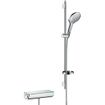 Hansgrohe Ecostat select thermostaat met raindance 150 3jet air unicas 90 wit chroom GA29851