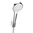 Hansgrohe Croma Select S PorterS badset met Croma Select S Vario handdouche met wandhouder met Isiflex`B doucheslang 125cm wit/chroom 0605479