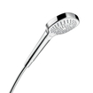 Hansgrohe Croma Select E handdouche Multi 1/2 xØ11cm met soft rain intense rain en massagestraal wit/chroom 0605326