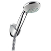 Hansgrohe Crometta 85 badset inclusief Crometta 85 handdouche 1 jet inclusief wandhouder inclusief doucheslang 125cm chroom 0605410