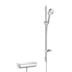 Hansgrohe Ecostat select met raindance s.e120 douchecombinatie 90cm wit chroom GA27525