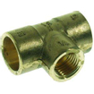 Vsh Soldeerfitting t stuk 22 x 1/2 bi. x 22 mm cap. messing GA81140