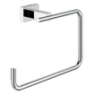 GROHE Essentials Cube Handdoekring - 18.6cm - chroom 0438166