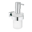 GROHE Essentials Cube Zeepdispenser - 160ml - met houder - wandmontage - chroom 0438176