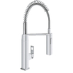 GROHE Eurocube Keukenkraan - 2 straalsoorten - met profesionele handdouche - chroom 0438105