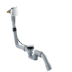 Hansgrohe Exafill S badafvoer , overloop en vulcombinatie met waste voor normaal bad chroom 0450291