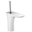 Hansgrohe PuraVida wastafelkraan met push open garnituur wit chroom 0451061