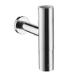 Hansgrohe Flowstar Premium verstelbare designbekersifon 5/4 met muurbuis met rozet chroom 0457345
