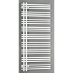 Zehnder Yucca handdoekradiator 130.4x37.8cm 430watt Staal Wit glans SW68473