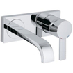 GROHE Allure wastafelmengkraan inbouw - laag - uitloop 18cm - 1 knop - chroom 0434013