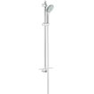 GROHE Euphoria 110 Massage Glijstangset - 90cm - ronde handdouche - 3 straalsoorten - gladde doucheslang - met zeepschaal - chroom 0441966