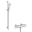 Hansgrohe Ecostat 1001cl thermostaat met stang 90cmm crometta vario handdouche wit chroom SW73236