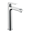 Hansgrohe Metris wastafelkraan highriser 26 met waste chroom 0450932