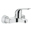 GROHE Euroeco wandkraan met koppelingen chroom 0442211