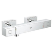 GROHE Cube douchekraan thermostatisch met koppelingen chroom 0442350