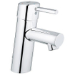 GROHE Concetto waterbesparendes wastafelkraan met inzinkbare ketting met 28mm ES cartouche chroom 2338110E 0436340