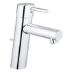 GROHE Concetto waterbesparende wastafelkraan medium met waste 28mm met temperatuurbegrenzer chroom 0442045