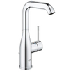GROHE Essence New Wastafelkraan Opbouw - uitloop 12.7cm - L size - hoge draaibare uitloop - met trekwaste - EcoJoy - chroom 0442576
