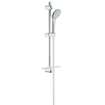 GROHE Euphoria 110 Mono Glijstangset - 60cm - ronde hanndouche - 1 straalsoort - gladde doucheslang - met zeepschaal - chroom 0441973
