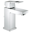 GROHE Eurocube waterbesparende wastafelkraan met waste en 28mm ES cartouche chroom 0436338