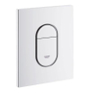GROHE Arena Cosmopolitan wc bedieningsplaat verticaal wit 0729242