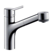 Hansgrohe Talis S keukenkraan met uittrekbare handdouche chroom 0450575