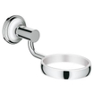 GROHE Essentials Authentic Wandhouder - voor zeepdispenser/zeepchaal/glas - chroom SW74552