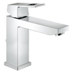 GROHE Eurocube waterbesparende wastafelkraan medium met waste 28mm met temperatuurbegrenzer chroom 0442041