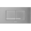 Wisa XT Kantos bedieningsplaat kunststof dualflush DF mat chroom 0701518
