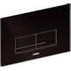 Wisa XT kantos dualflush bedieningsplaat glas zwart SW64015
