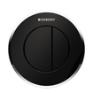 Geberit Type10 2 knops pneumatische inbouw drukker chroom zwart GA17462