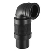 Geberit Duofix wand aansluitbocht met flexibel aansluitstuk 90mm 0730339