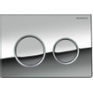 Geberit Omega20 bedieningsplaat - 2-toets spoeling - rond - gl.chr./matchr./gl.chr. OUTLETSTORE STORE35919