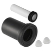 Geberit aansluitgarnituur PE 185mm afvoer 90mm toevoer 45mm 0710989