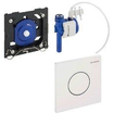 Geberit type 01 urinioir bedieningsplaat - pneumatisch - ronde knop - wit 0700530