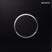 Geberit type 10 urinioir bedieningsplaat - 230V- ronde knop - zwart/glans chroom 0701962