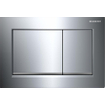 Geberit Omega20 bedieningsplaat - 2-toets spoeling - vierkant - gl.chr./matchr./gl.chr. 0700239