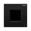 Geberit type 20 urinioir bedieningsplaat - 230V - vierkant - zwart SW64033