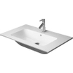 Duravit Me by starck wastafel 83x49cm 1 kraangat met overloop wit 0293429