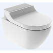 Geberit AquaClean Tuma Comfort DoucheWc -spoelrandloos - wand - afdekplaatje gev. RVS - glans wit SW87552
